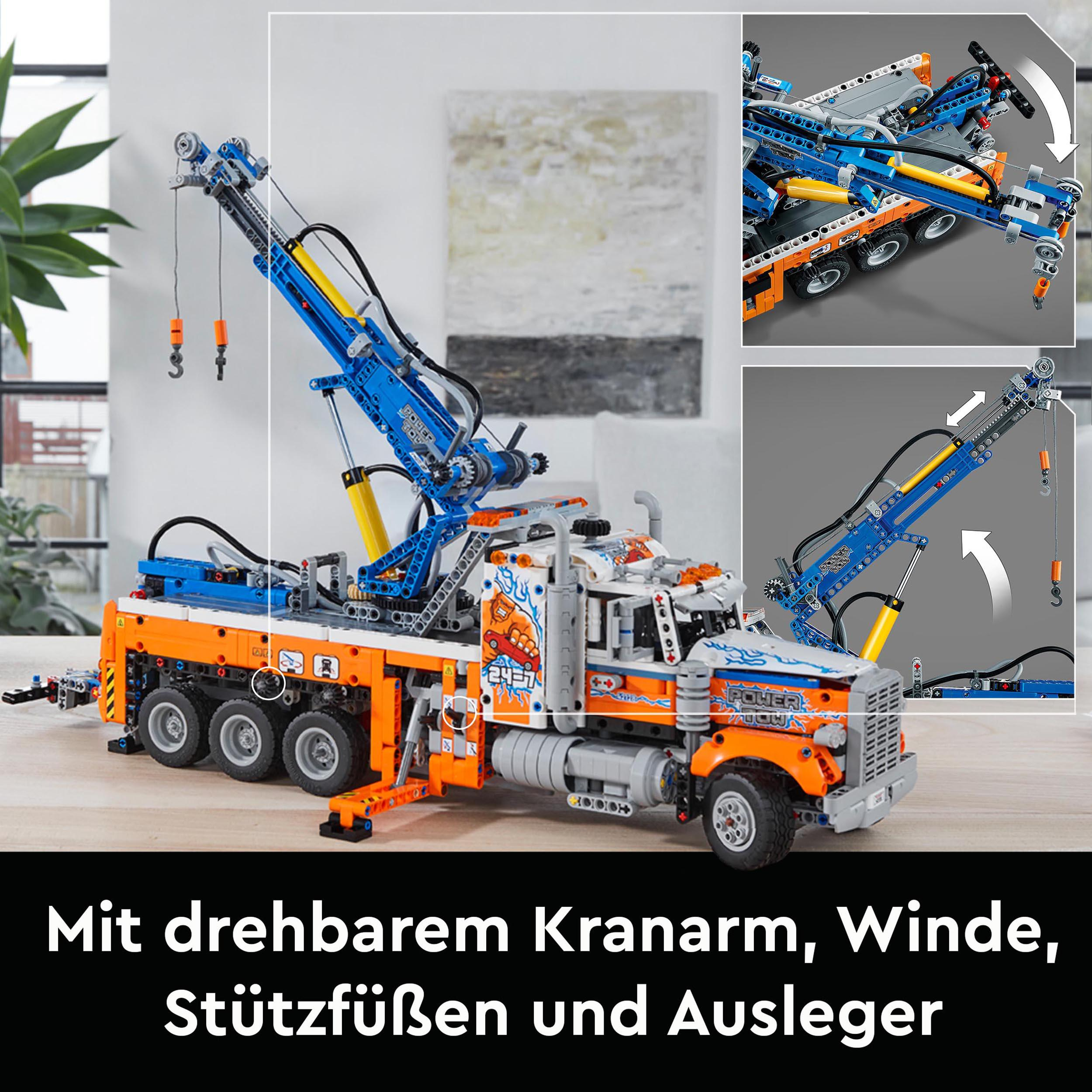 LEGO Technic 42128 Schwerlast-Abschleppwagen Bausatz, Mehrfarbig