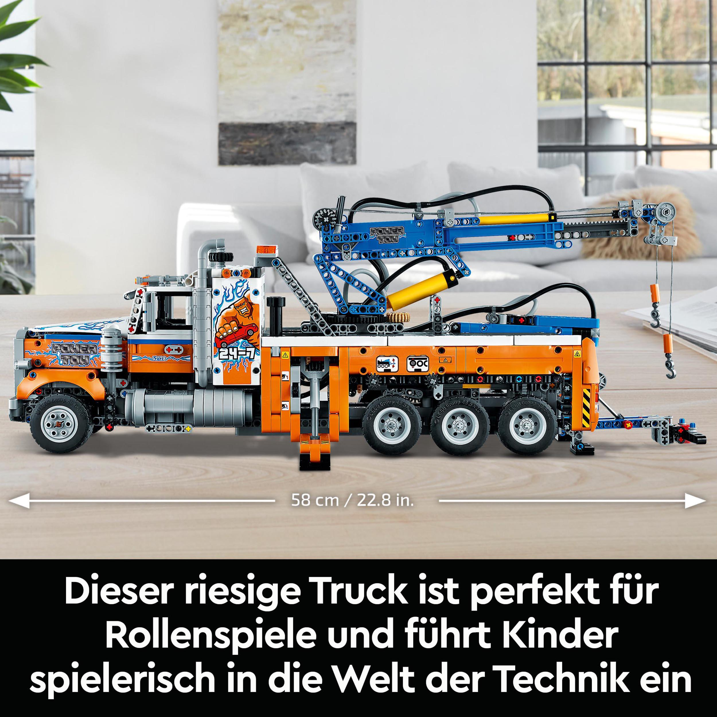 LEGO Technic 42128 Schwerlast-Abschleppwagen Bausatz, Mehrfarbig