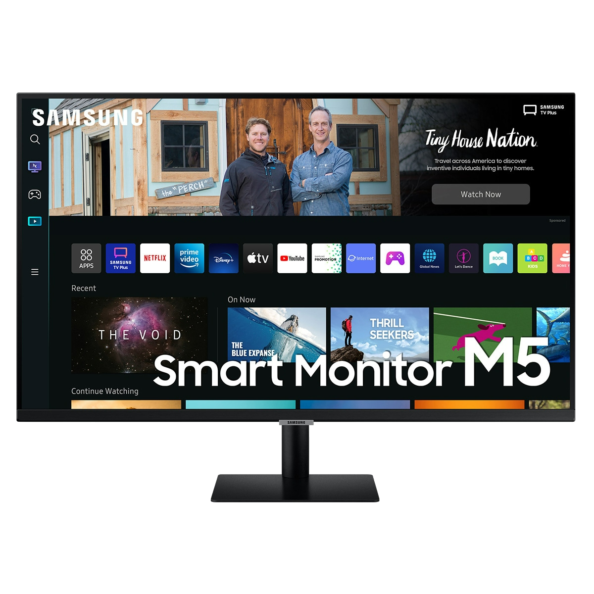 Monitor Samsung Ls27bm500euxen 27 4 ms 60 hz bluetooth 4.2. 1x hdmi 1.4. 2 ea. 2x usba negro smart m5 s27bm500 – plano 1920 1080 plataforma tv airplay mirroring office 365 6858 10