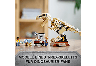 LEGO Jurassic World 76940 T. Rex-Skelett in der Fossilienausstellung Spielset, Mehrfarbig