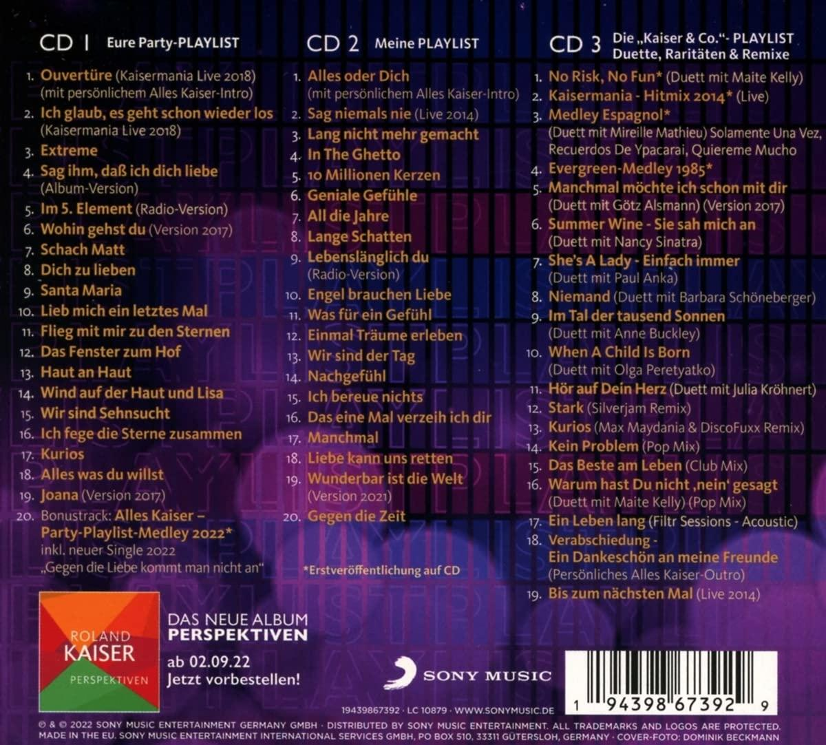 CD-Cover mit mehreren Musiktiteln und dem Namen des Künstlers und dem Albumtitel unten.