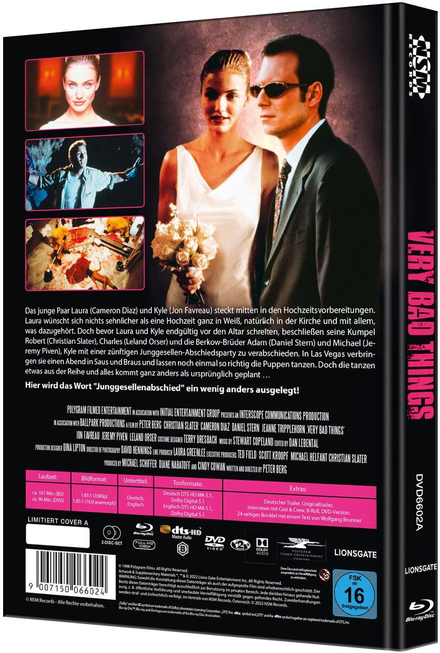VERY BAD THINGS - Mediabook Cover A Blu-ray + DVD