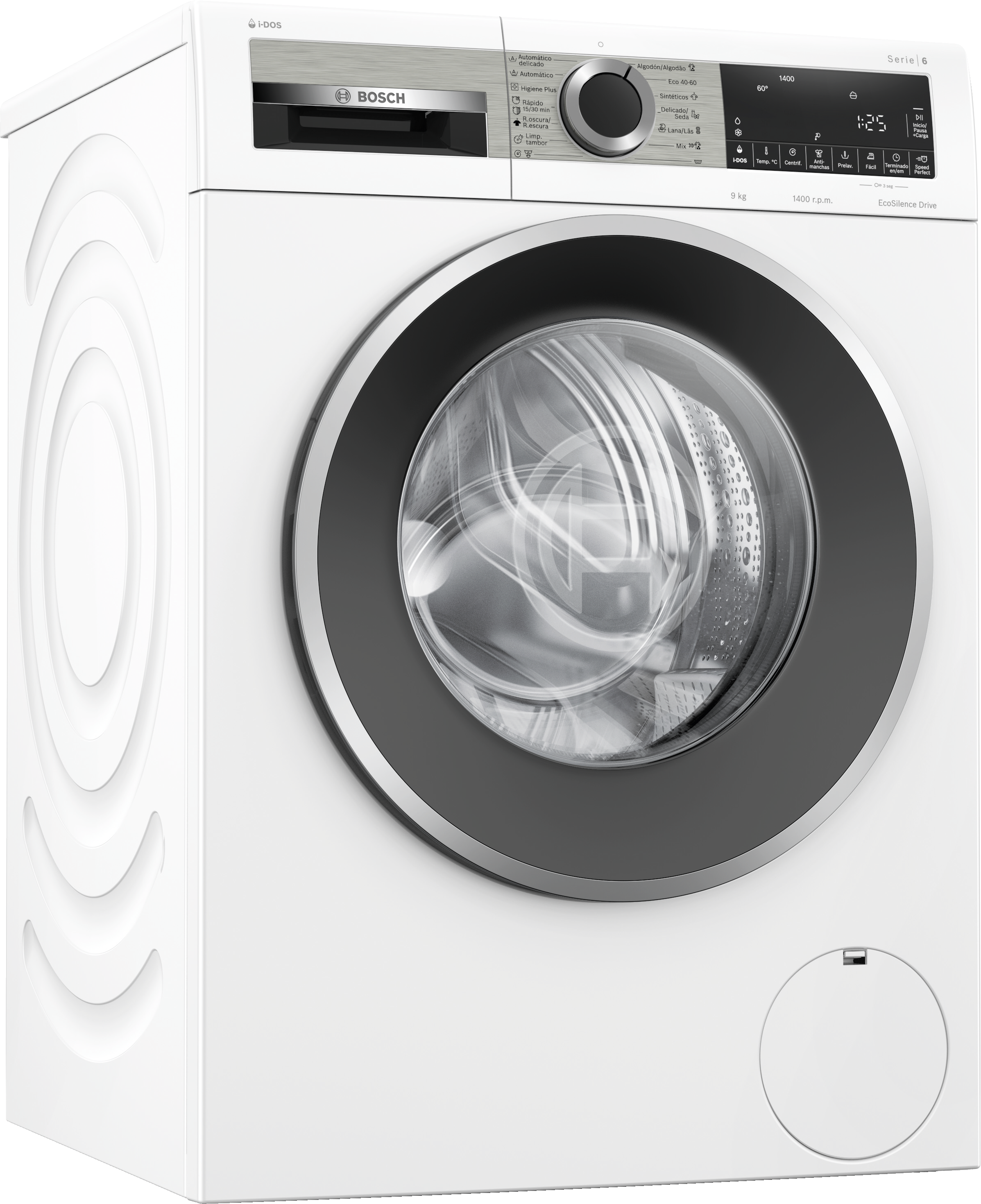 Lavadora carga frontal - Bosch WGG244A0ES, 9 kg, 1400 rpm, 14 programas, Blanco