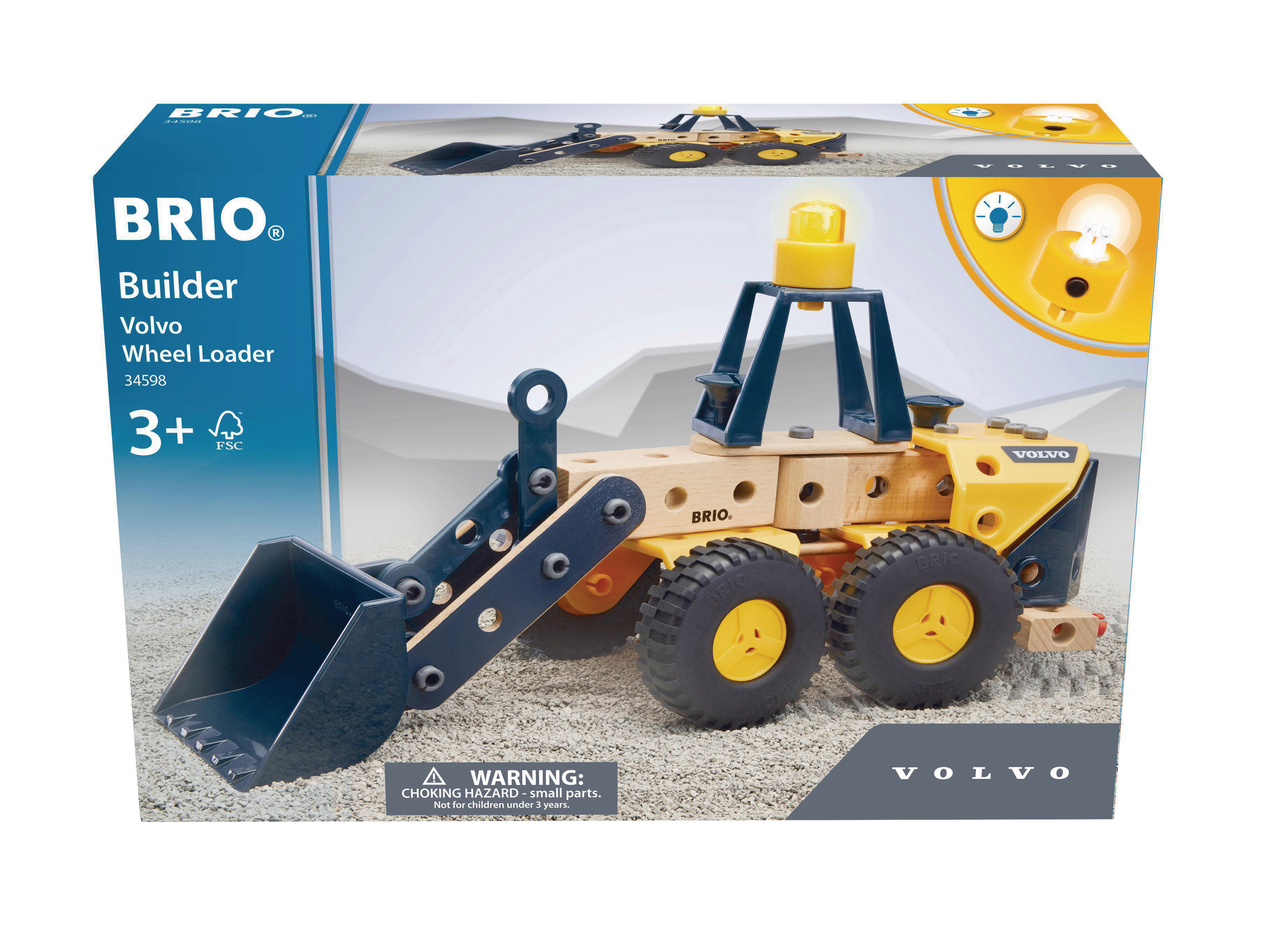 BRIO Builder Volvo-Radlader Mehrfarbig Spielzeugfrontlader