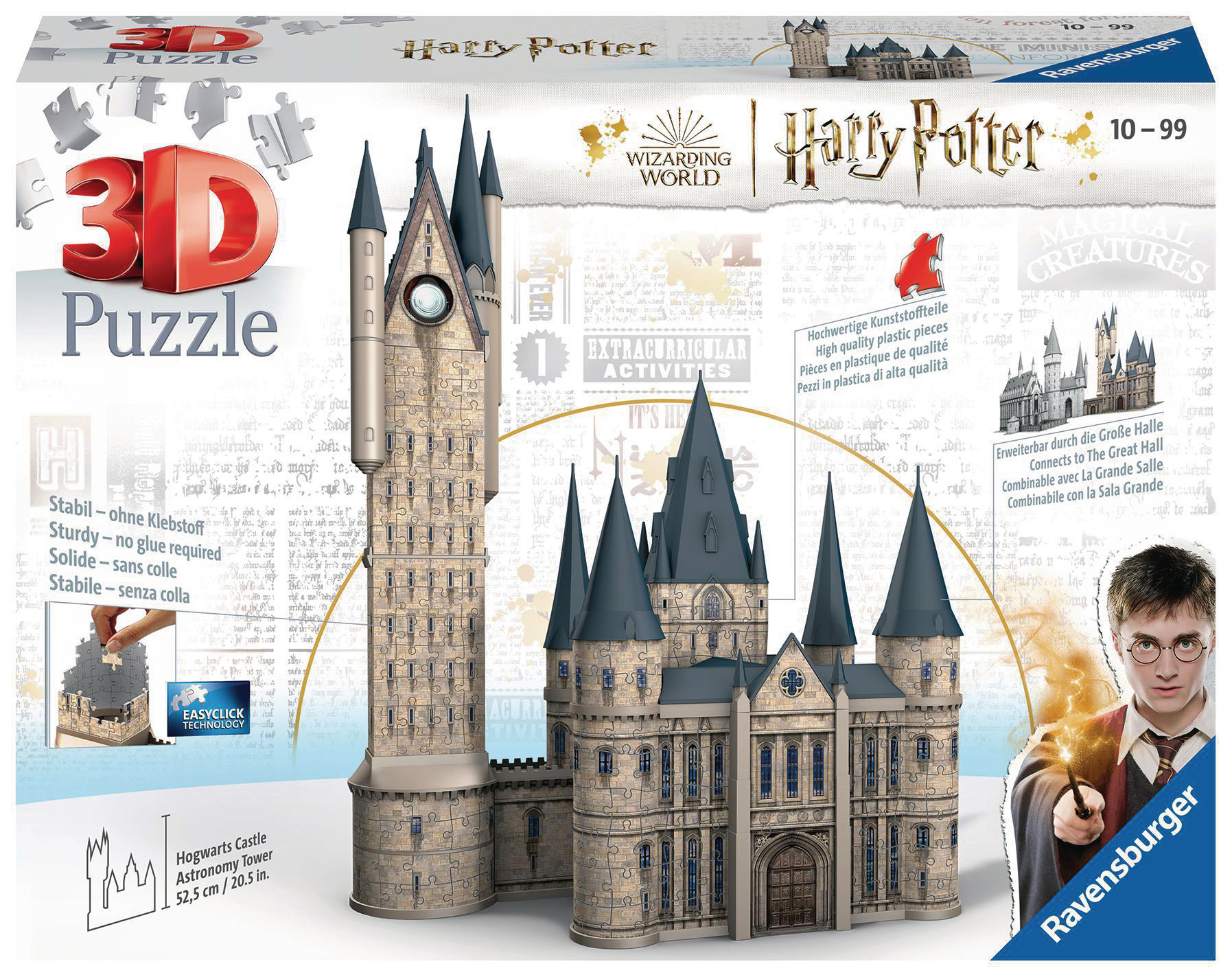 RAVENSBURGER Harry Potter Puzzle Hogwarts Schloss Astronomieturm - Mehrfarbig 3D