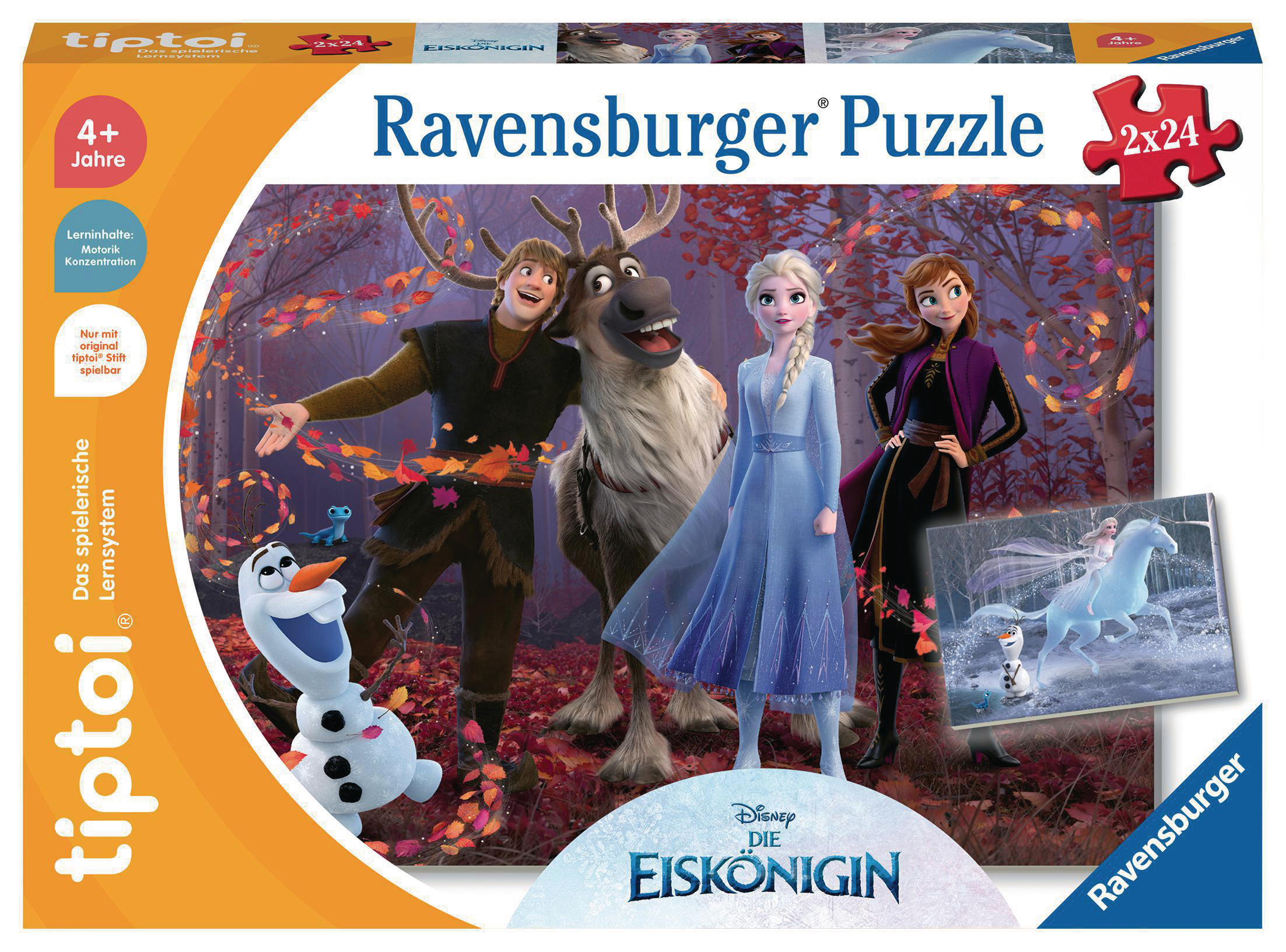 Puzzle Entdecker: Die für Puzzle tiptoi tiptoi® Disney kleine Mehrfarbig Eiskönigin TIPTOI