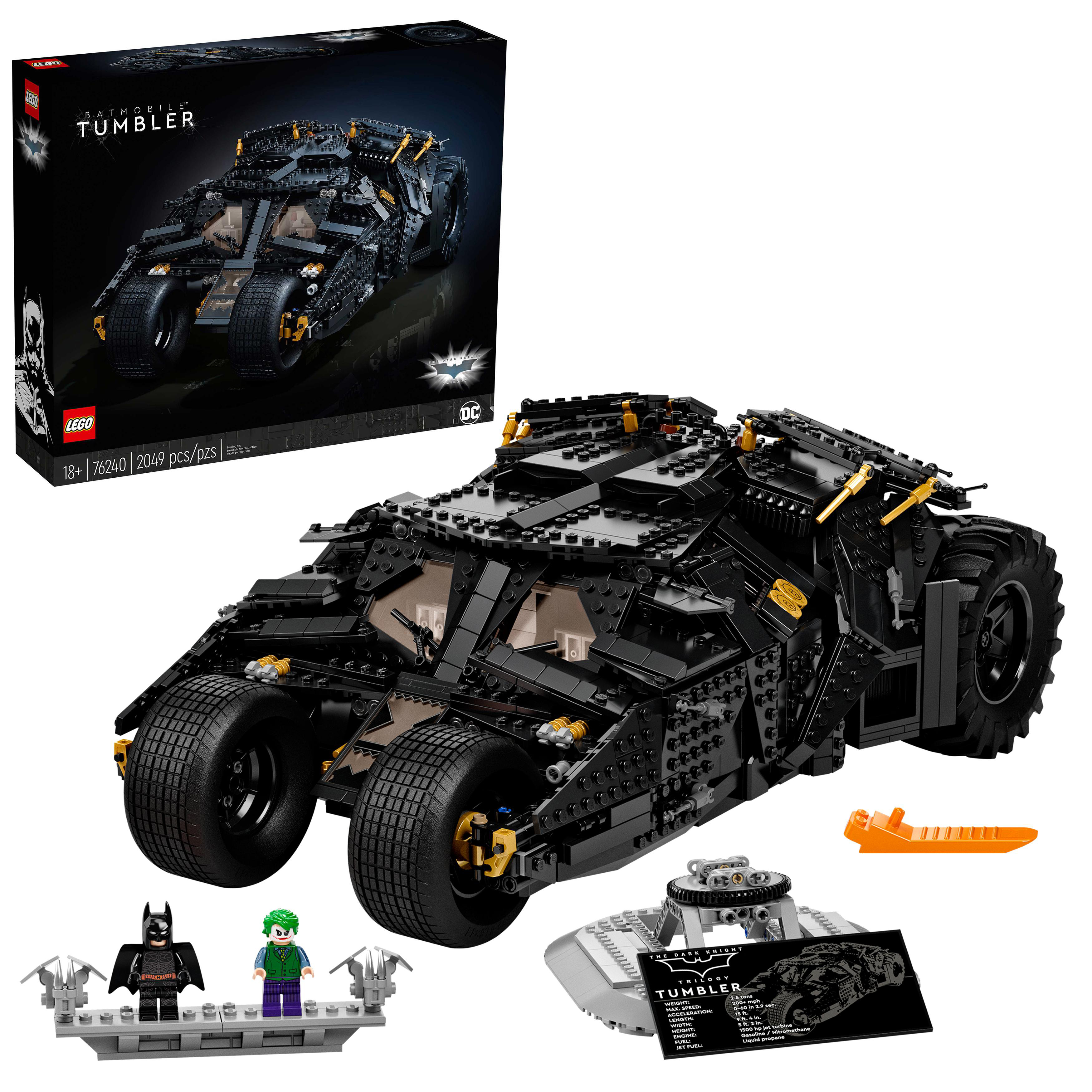 LEGO Batmobile™ Tumbler 76240 DC Bausatz, Mehrfarbig