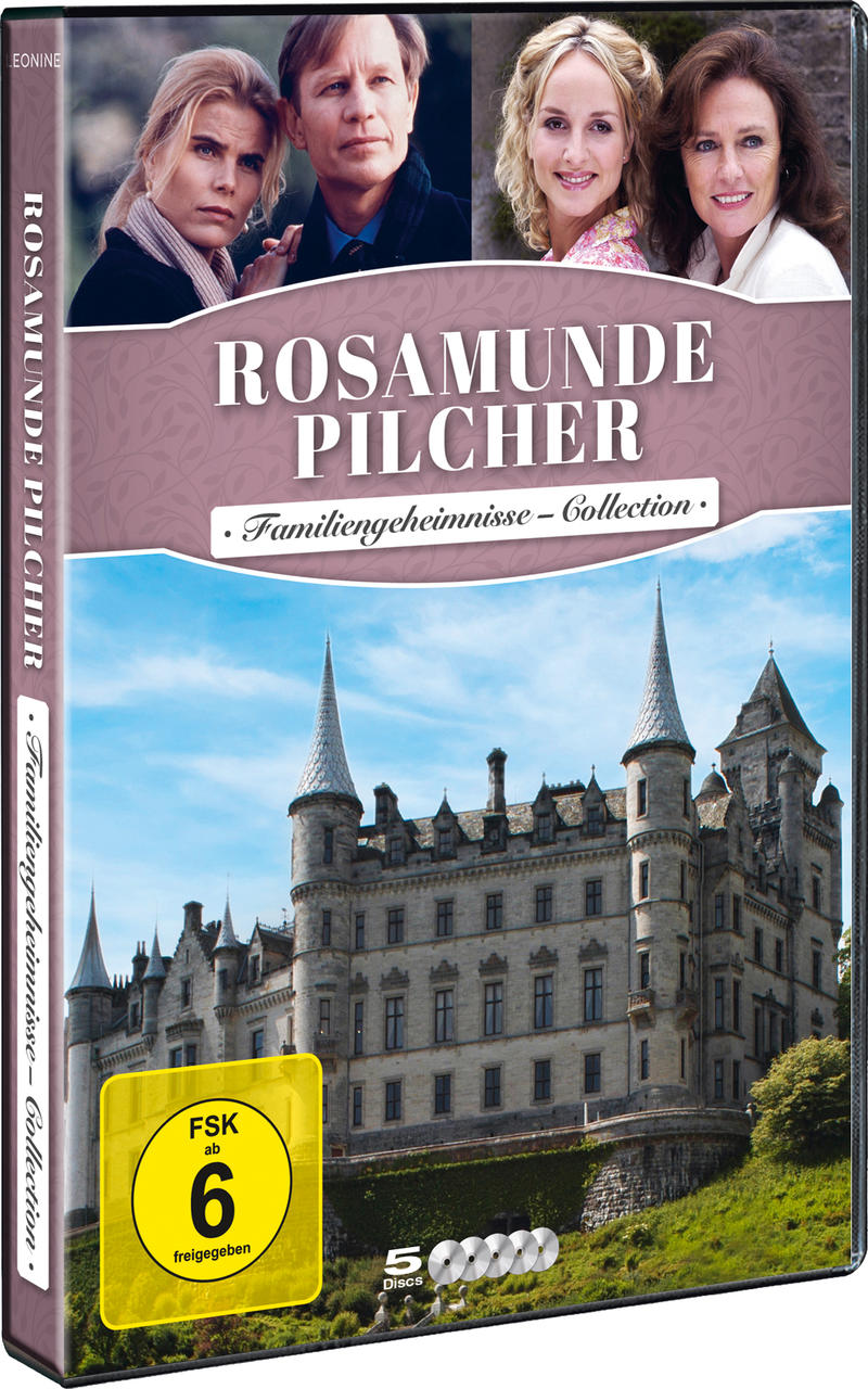 DVD-Hülle mit einem Filmcover mit Personen und einem Schloss.