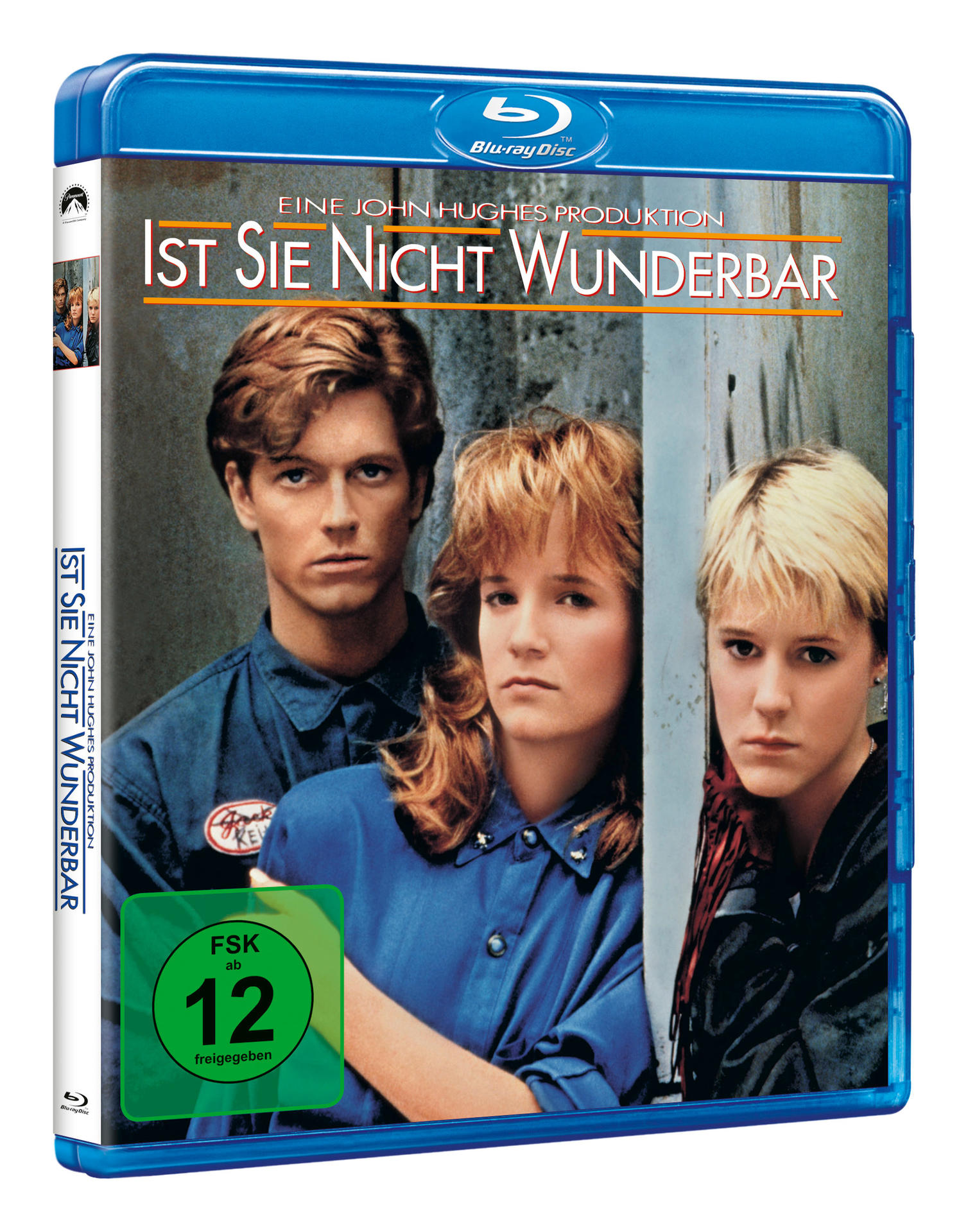Blu-ray Disc Cover. Drei Personen. Deutscher Titel: Ist Sie Nicht Wunderbar.