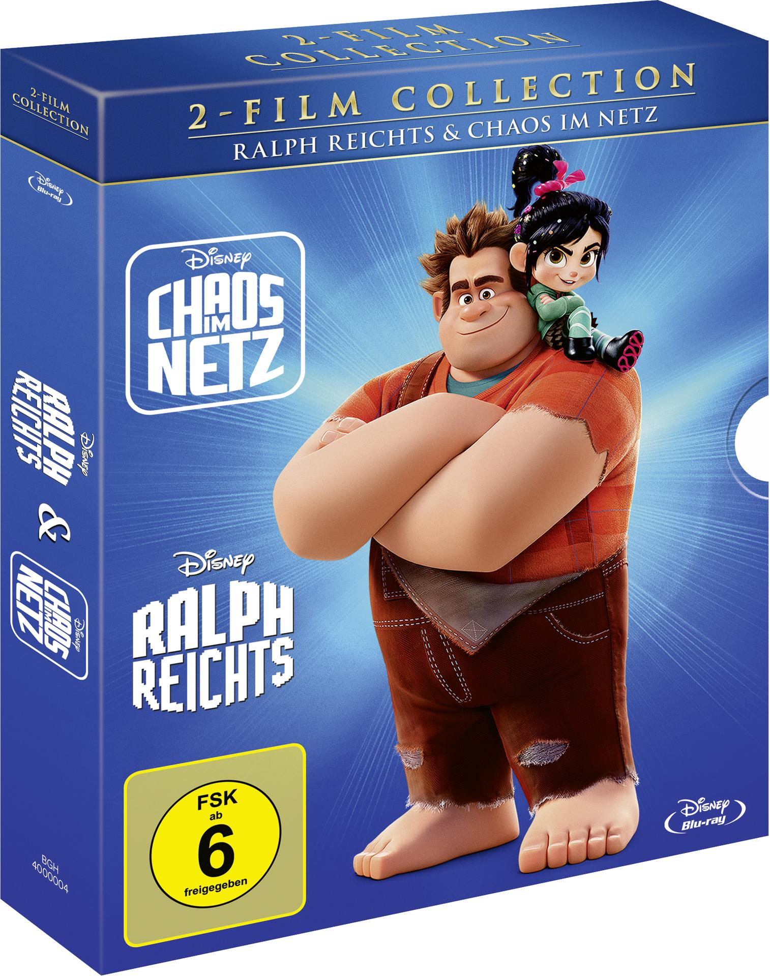 2-Film-Collection DVD-Box. Zwei animierte Charaktere auf dem Cover. Weißer Hintergrund.