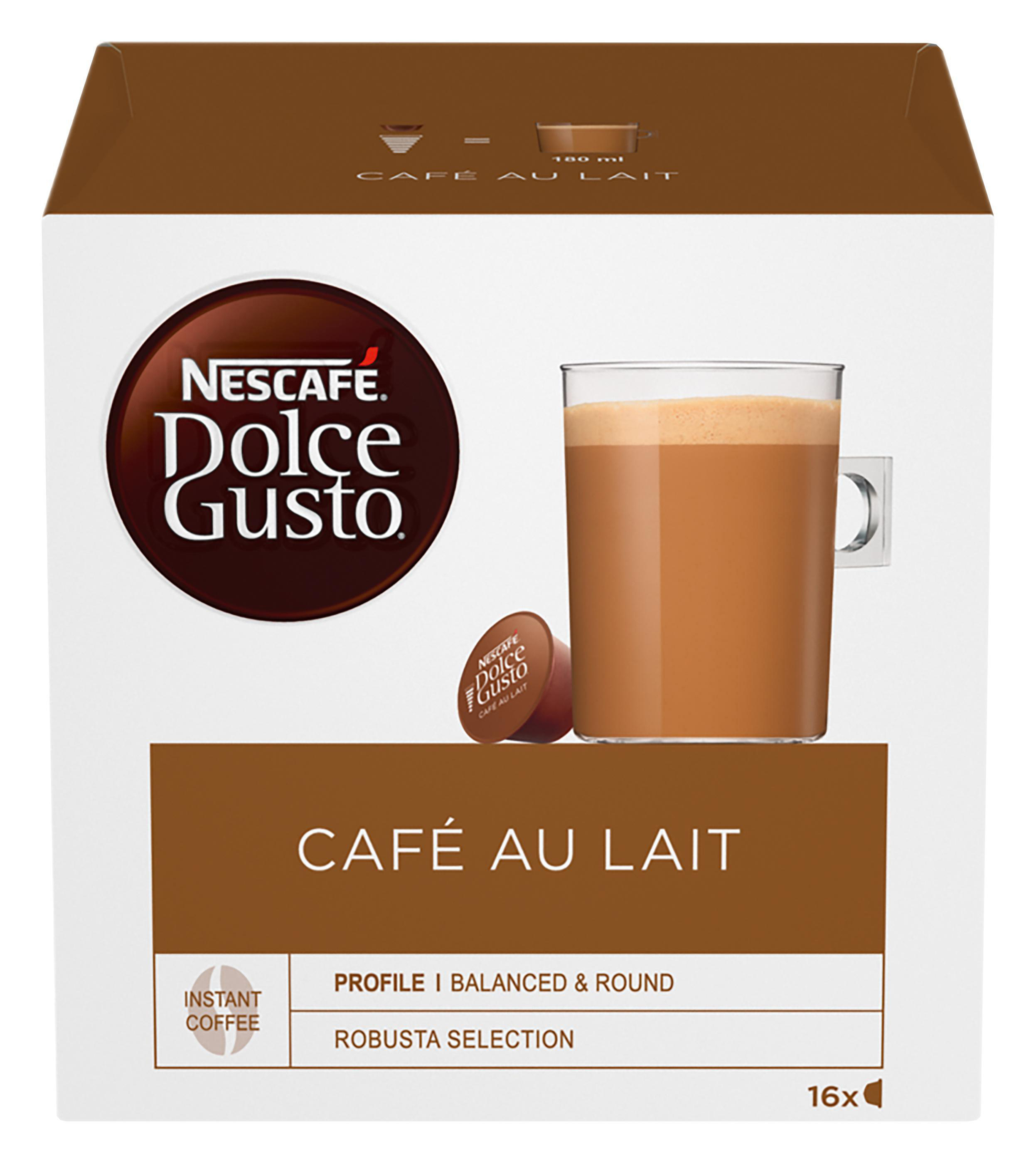 Gusto®) GUSTO Lait Kaffeekapseln au (NESCAFÉ® DOLCE Dolce Café