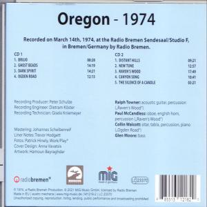 Oregon - 1974  - (CD)