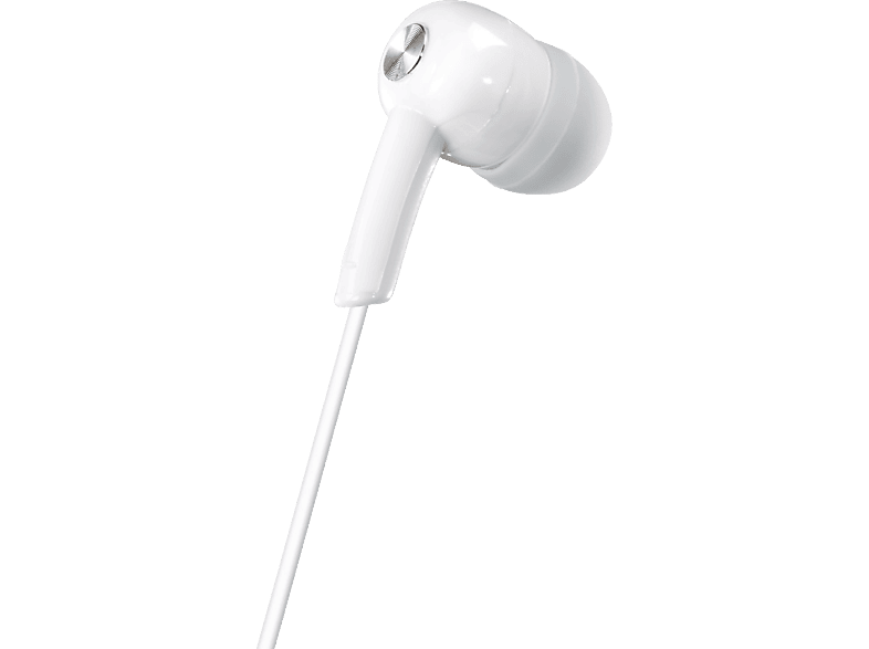 HAMA Gloss, In-ear Kopfhörer Hellgrau/Weiß