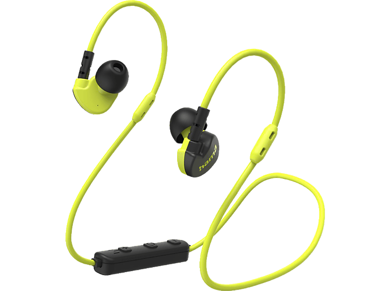 Bluetooth Athletics, In-ear HAMA Freedom Schwarz/Gelb Kopfhörer