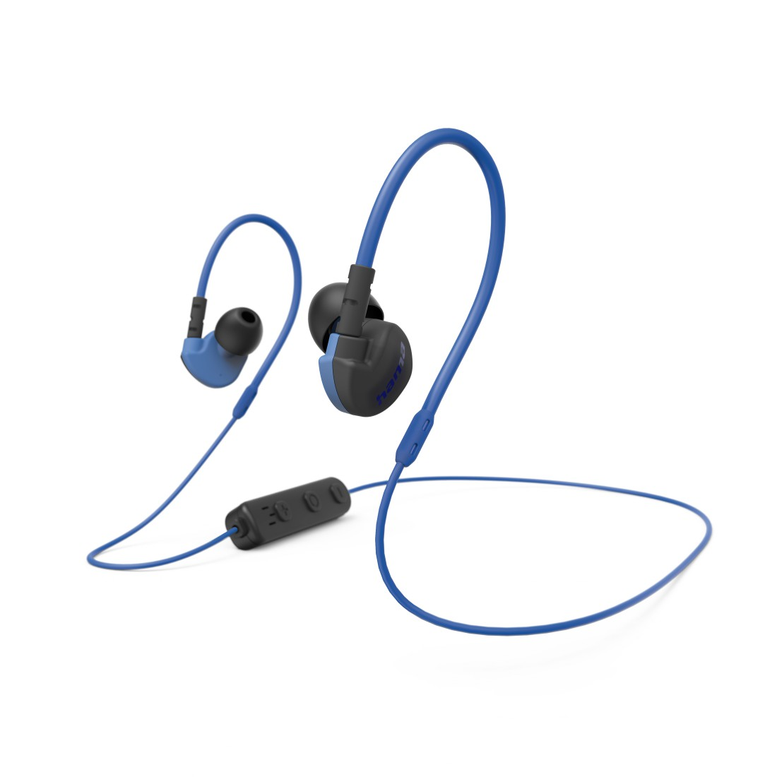 HAMA Freedom Athletics, In-ear Bluetooth Kopfhörer Schwarz/Blau