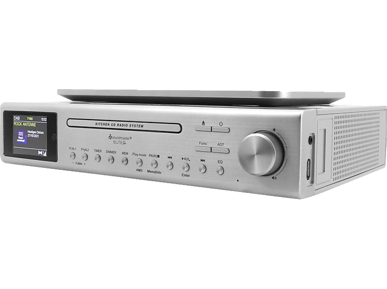 Silber Radio, digital, DAB+, FM, SOUNDMASTER UR2180SI Bluetooth,