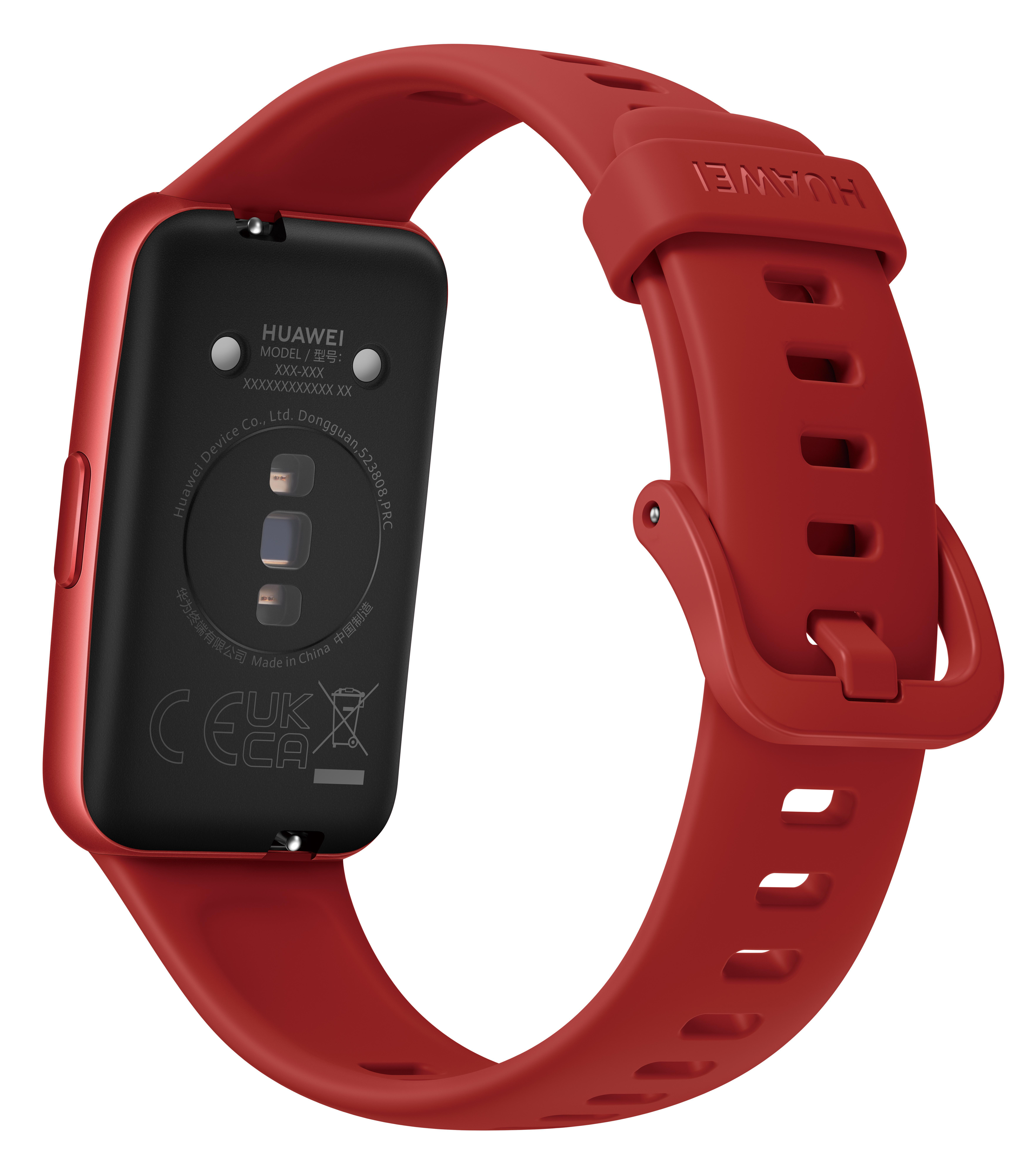 HUAWEI Band 7, Fitness Tracker, Unisex, Flame Red