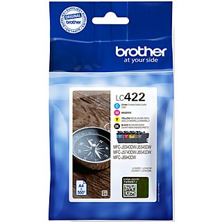 BROTHER LC422 Noir + Tricolor Valuepack