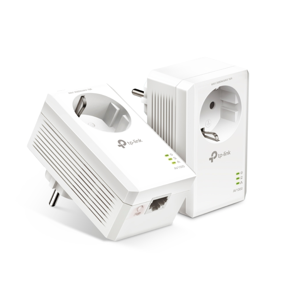 Tp-link Tl-pa7017p Kit Av1000 Powerline (2-pack) Powerline-adapter