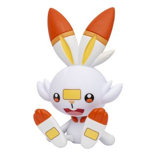 JAZWARES Pokémon: Hopplo (10 cm) - Personaggi da collezione (Bianco/Arancio/Giallo)