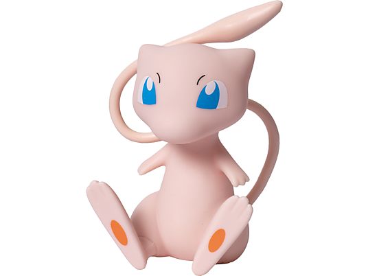 JAZWARES Pokémon : Mew (10 cm) - Figurine de collection (Rose/bleu/orange)