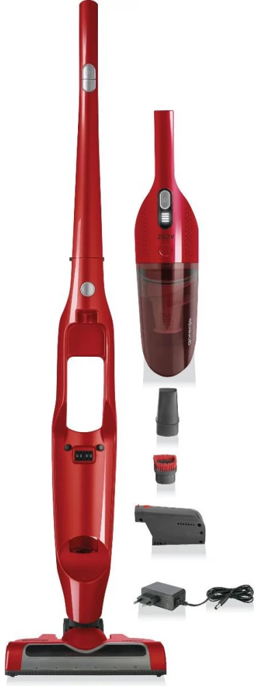 GORENJE SVC252GFR Álló porszívó, 25.2V Li-Ion akkumulátor, 70perc üzemidő, piros