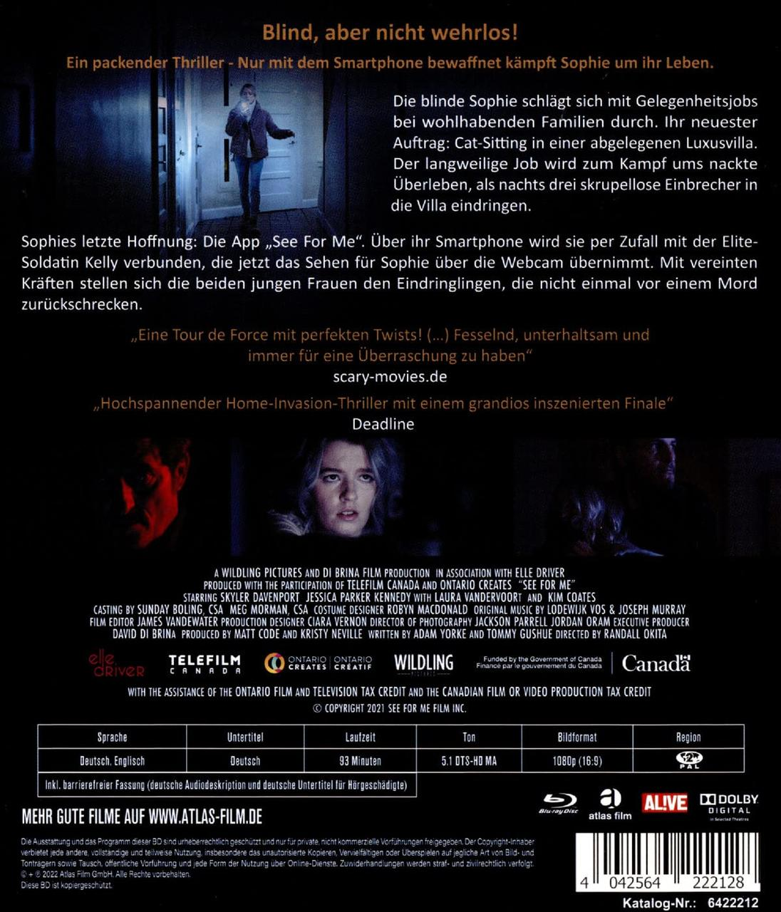 DVD-Cover mit deutschem Text und einer Frau auf dem Cover. Die DVD ist in einer Hülle.