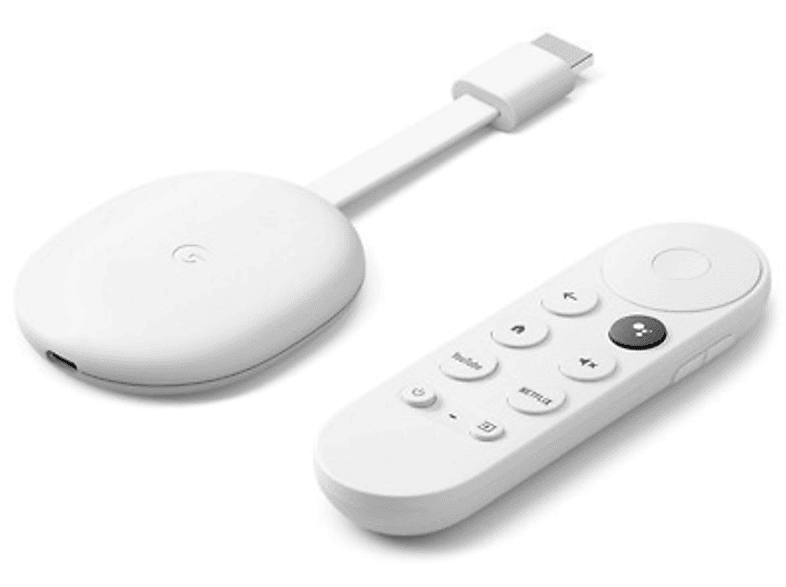 Google Chromecast Met Google Tv - Wit