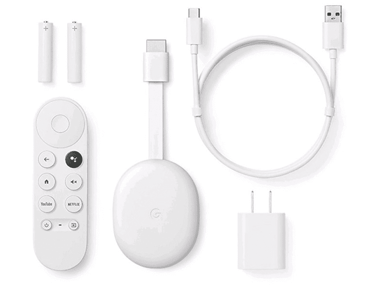 GOOGLE Chromecast met Google TV | Wit | MediaMarkt