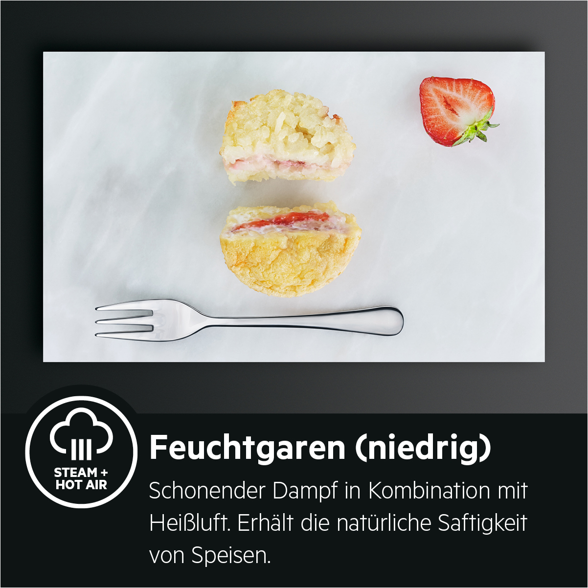 AEG BCO57501V2, Backofen (Einbaugerät, 72 l, 596 mm breit)