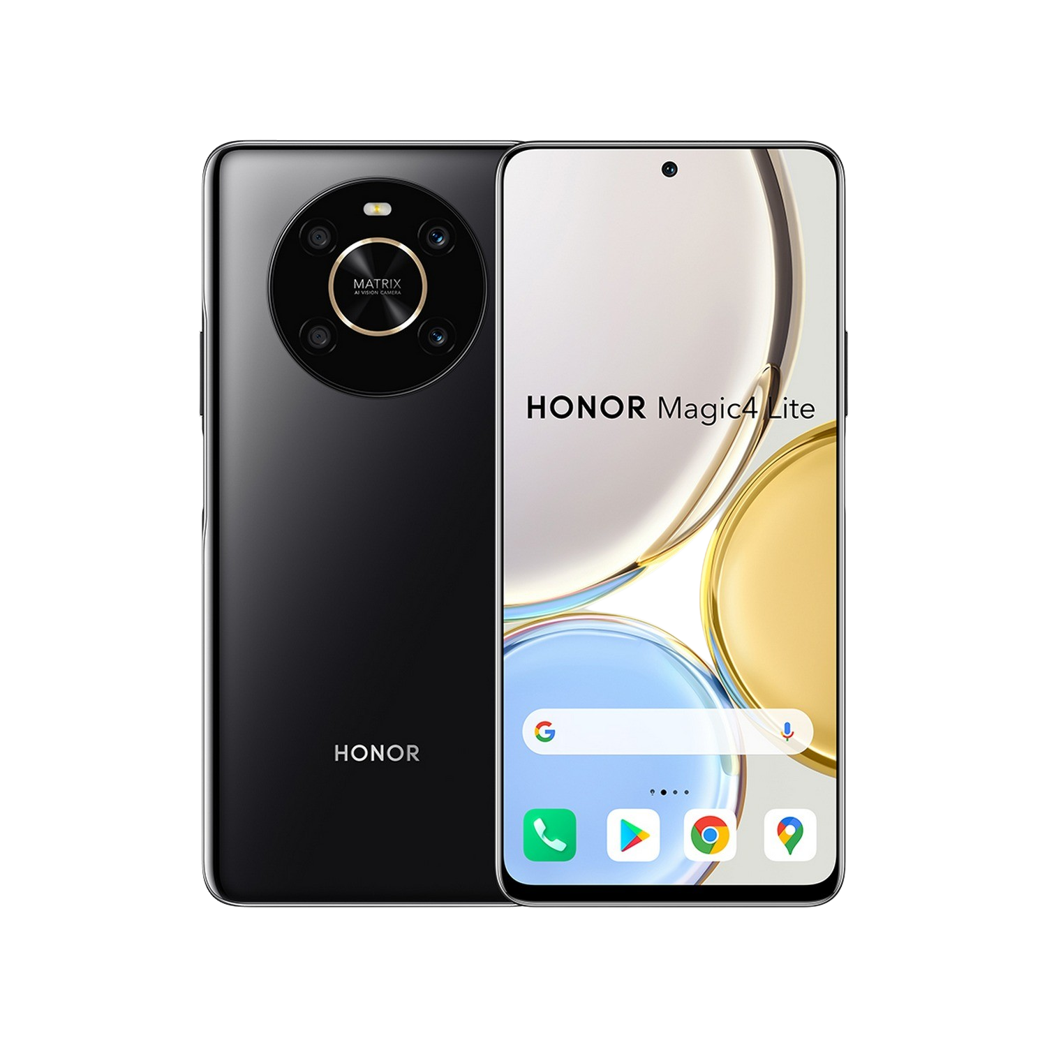 Honor Magic 4 lite 4g midnight black 128 gb 6 ram 6.81 fhd qualcomm snapdragon 680 64 4800 magic4 6gb 128gb