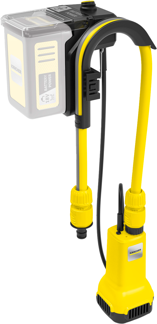 KÄRCHER BP 2.000-18 Barrel akkumulátoros hordószivattyú, 18V, max. 2000 l/h, akku és töltő nélkül (1.645-475.0)