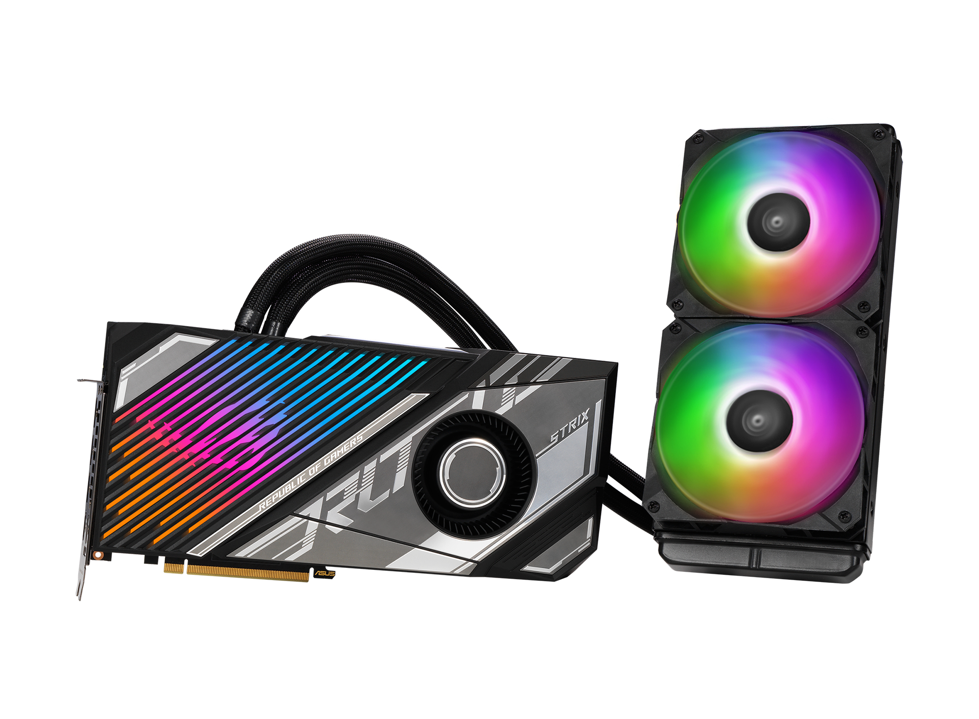 ASUS Nvidia ROG Strix LC-RTX3090TI 24G GAMING (90YV0HC2-M0NA00) (NVIDIA, Grafikkarte)