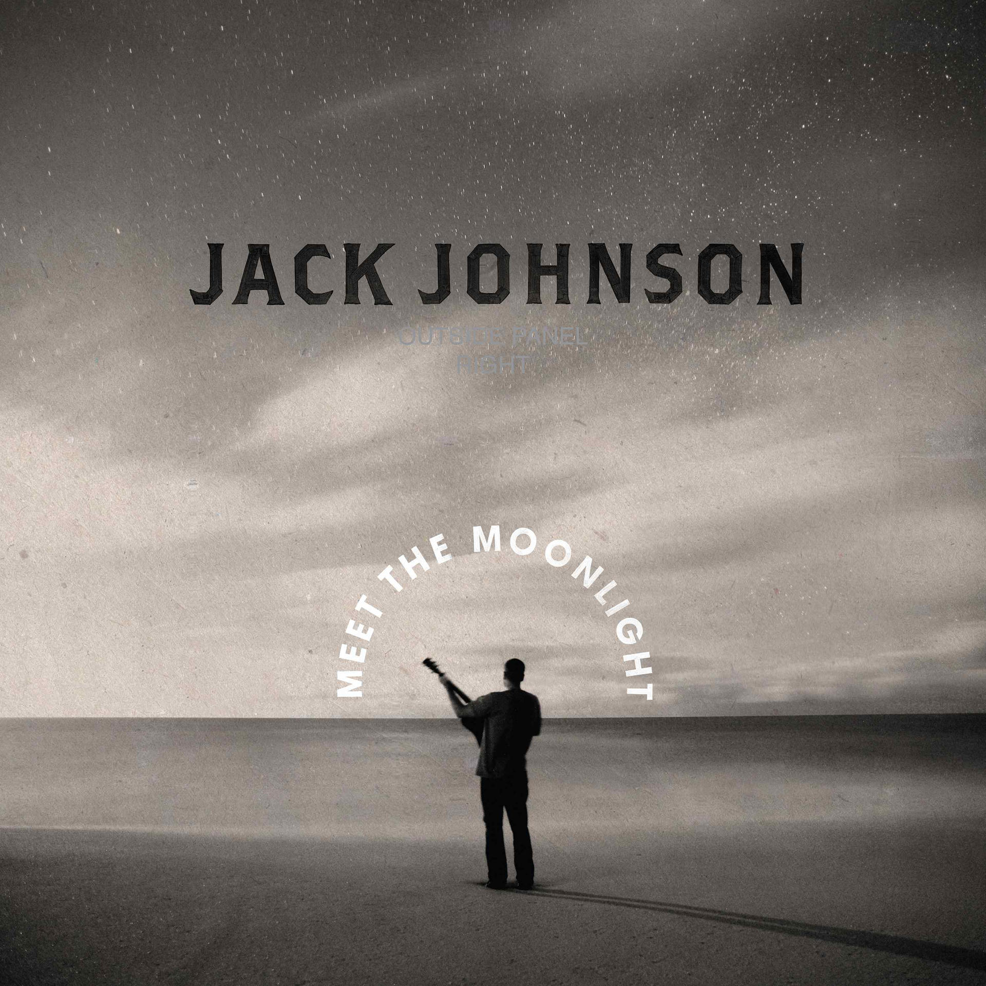 Album borítója szöveggel: Jack Johnson, Meet the Moonlight. Gitározó személy.