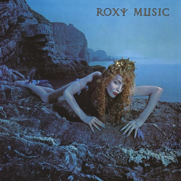 Roxy Music album borítója. Egy vörös hajú sellő sziklákon fekszik, a háttérben a tenger és a sziklás part.