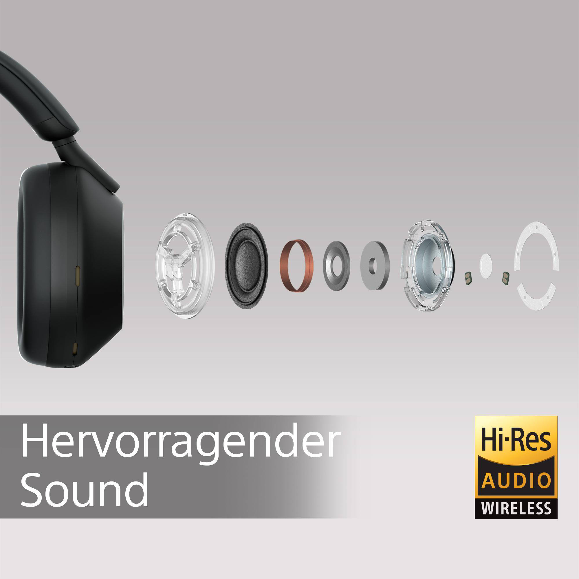 Silver Cancelling, Over-ear SONY Kopfhörer WH-1000XM5, Bluetooth Noise