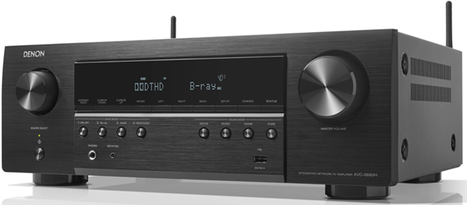 DENON 5.2ch 8K AV-receiver met spraakbediening en HEOS (AVCS660HBKE2)