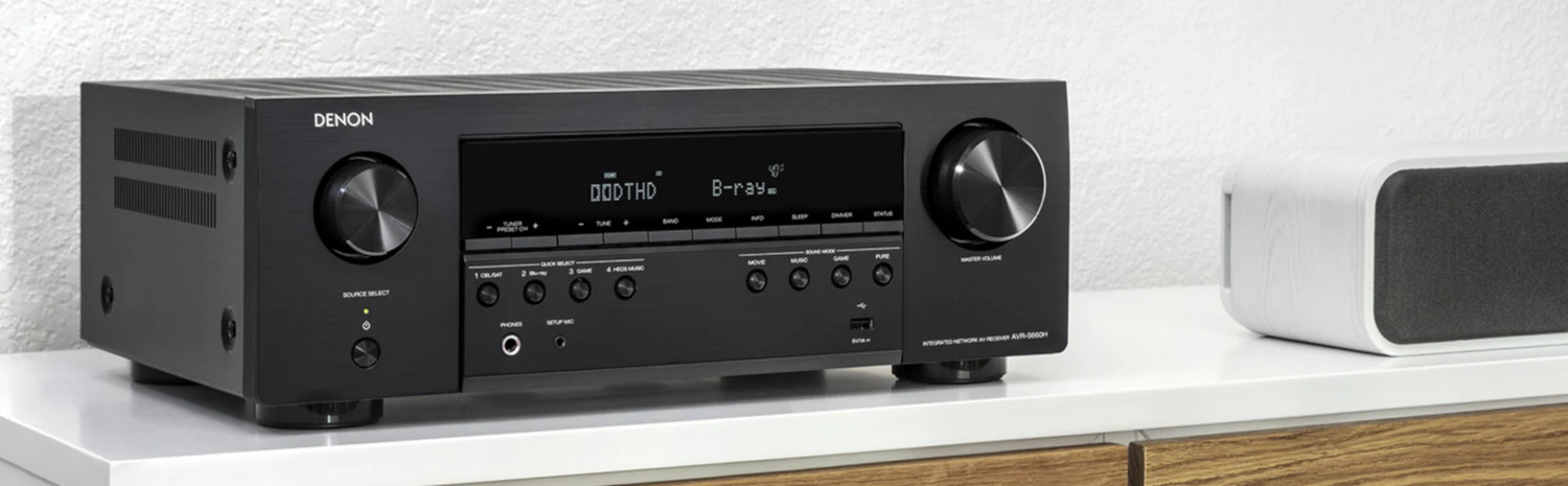DENON 5.2ch 8K AV-receiver met spraakbediening en HEOS (AVCS660HBKE2)