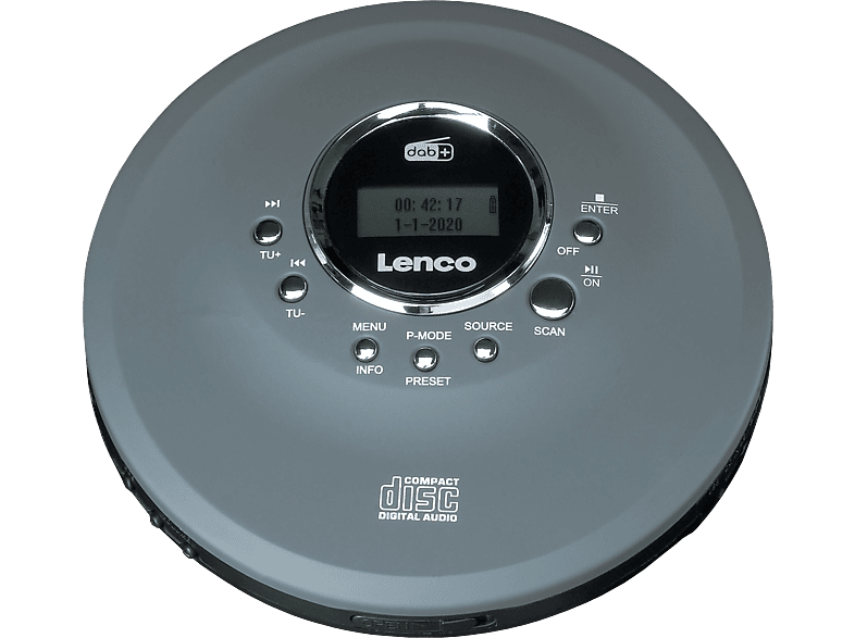 LENCO CD-400GY - CD-Player (Anthrazit)