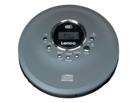 LENCO CD-400GY - CD-Player (Anthrazit)