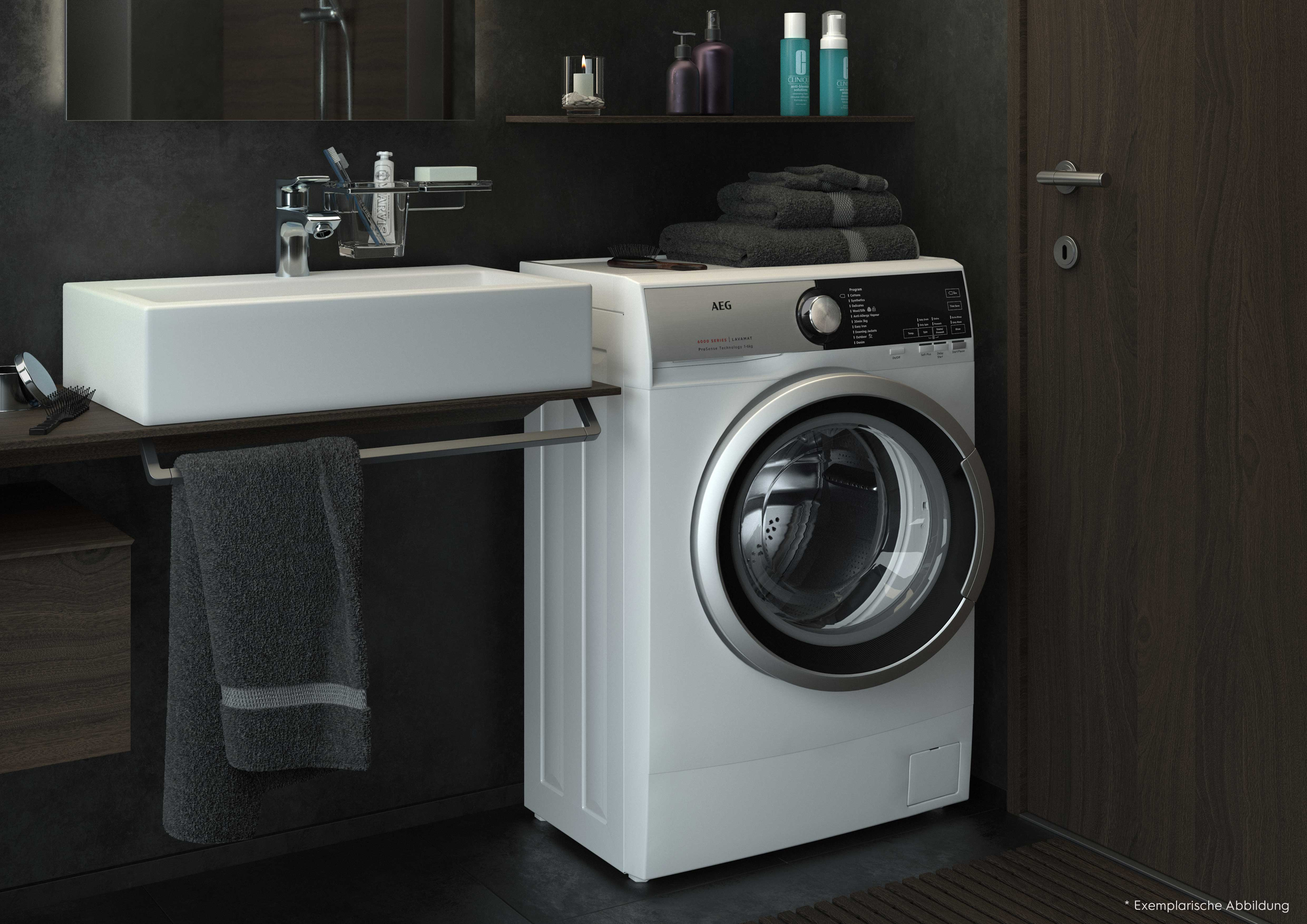 AEG L6SE72475 Serie 6000 mit ProSense Mengenautomatik Waschmaschine (7 kg, 1351 U/Min., D, Ja)