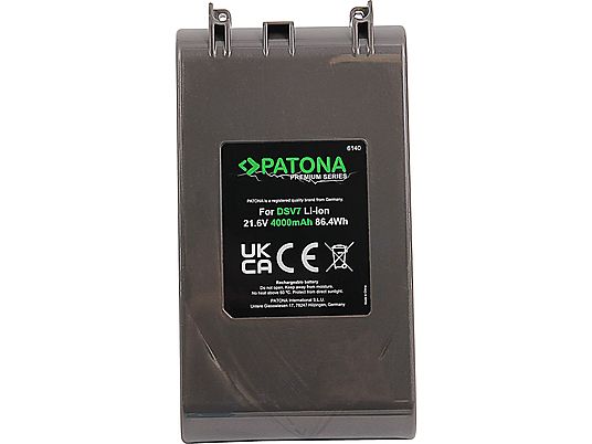 PATONA 6140 Dyson V7 - Batteria sostitutiva (Nero)