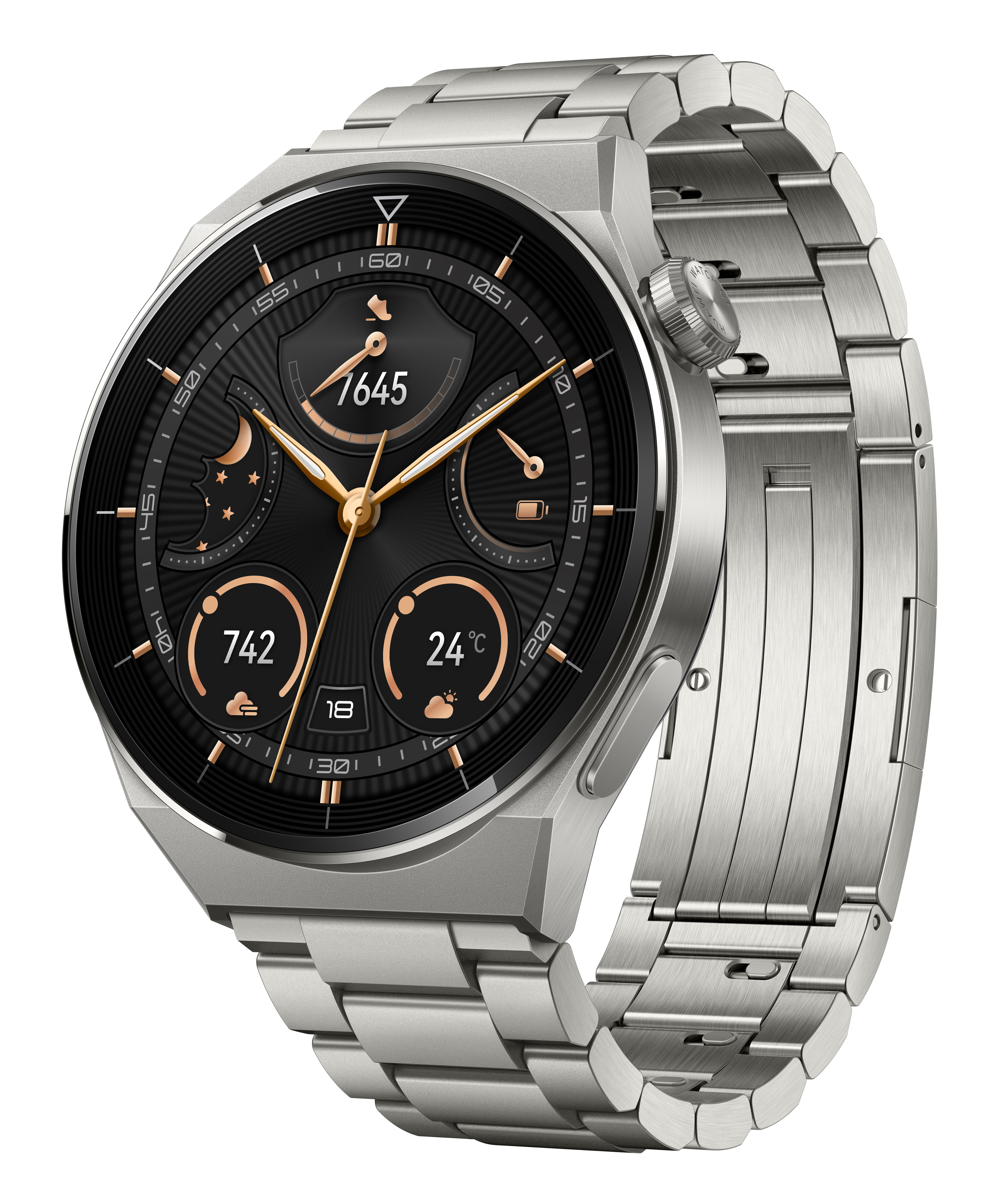 HUAWEI Watch GT3 Pro 46mm チタン Black]