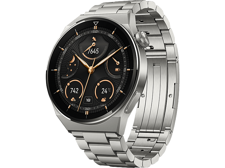 140-210 Titanium, Titanium mm, Pro HUAWEI 46 Watch mm GT 3 Titanium Smartwatch