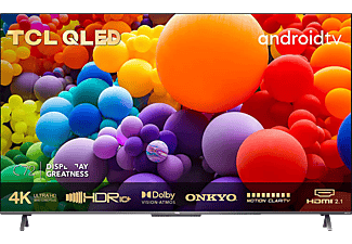 TCL 43C725 QLED TV (Flat, 43 Zoll / 109,2 cm, QLED 4K, SMART TV, Android R (11.0))