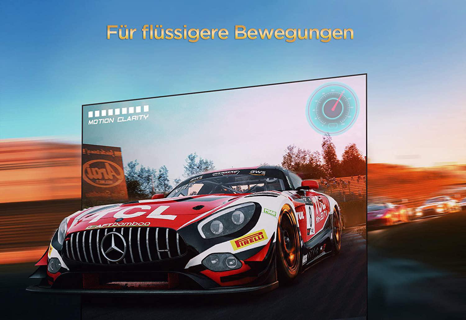 TCL 43C725 QLED TV (Flat, 43 Zoll / 109,2 cm, QLED 4K, SMART TV, Android R (11.0))