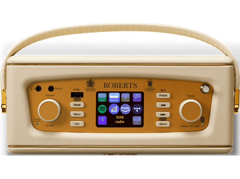 Roberts Radio Revival iStream 3L Smart-Radio, Pastel Cream; Internet Radio — Foto 2 von 3