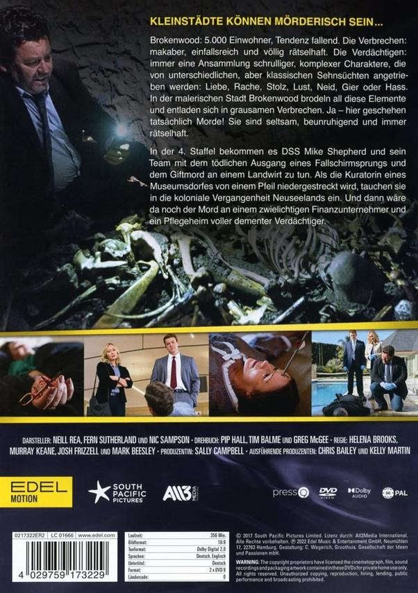 DVD-Cover für den Film Kleinstadt Können Mörderisch Sein, mit Bildern und Text.