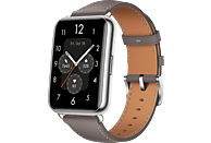 HUAWEI Watch Fit 2 Classic Smartwatch Aluminium Echtleder, 140-210 mm, Nebula Gray