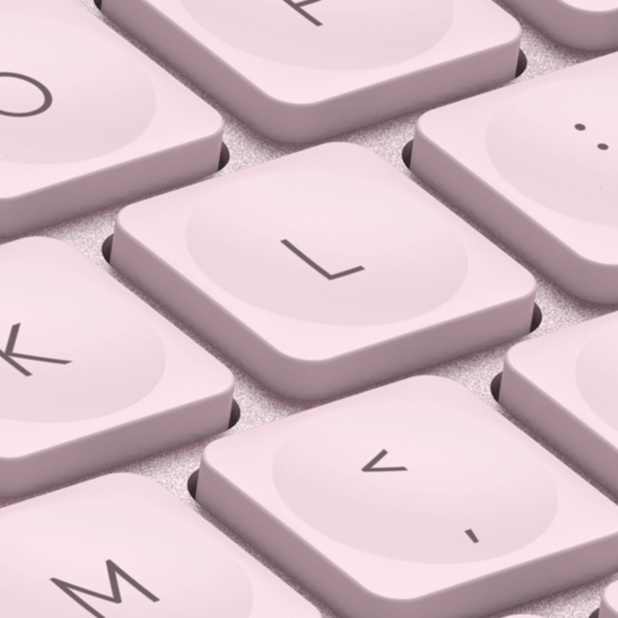 LOGITECH Clavier sans fil MX Keys Mini Illuminated QWERTZU Pink (920-010487)